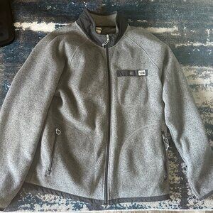 The North Face Grey full zip sweater jacket size Large